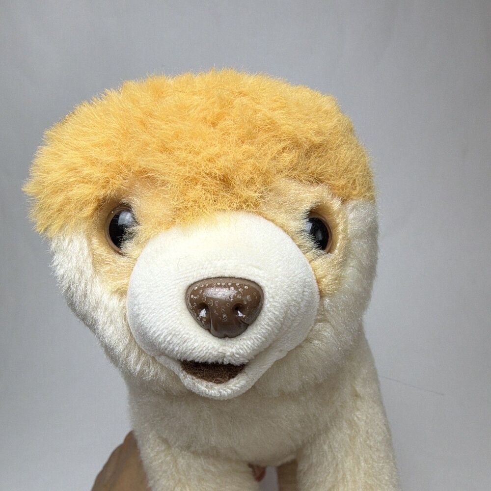 Our Generation White Tan Pomeranian Dog Plush Stuffed Animal 5.5 inches tall - Picture 5 of 6